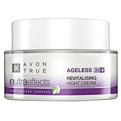 Avon True, Nutra Effects, Ageless Revitalising, Night Cream 35+ (Przeciwzmarszczkowo-wygładzający krem na noc)