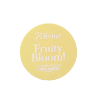 Jo Divine Fruity Bloom! Rhubarb Pudding Loose Powder (Puder sypki do twarzy `Rabarbar-budyń`)