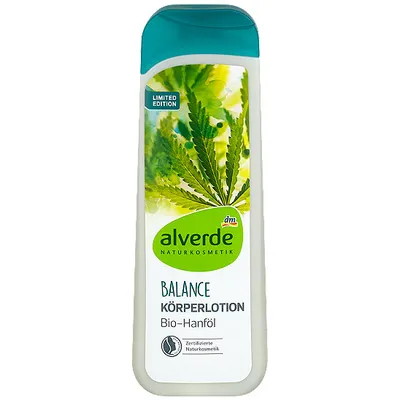 Alverde Balance Körperlotion Bio-Hanföl (Balsam do ciała `Bio olej z konopii`)