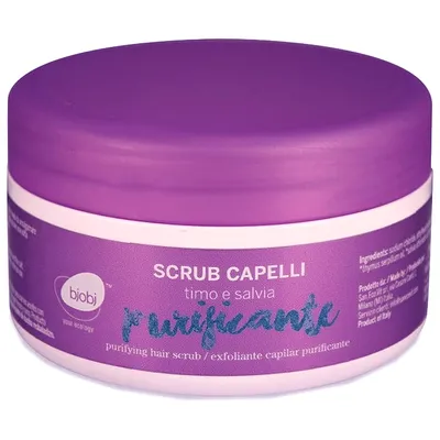 Bjobj Scrub Capelli Purificante Timo & Salvia (Peeling do skóry głowy z tymiankiem i szałwią)