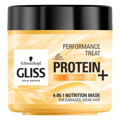 GLISS Performance Treat, Protein + Shea Butter, 4-in-1 Nutrition Mask (Odżywcza maska do włosów 4w1)