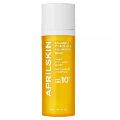 Aprilskin Calendula 10% PHA+AHA Resurfacing Serum (Serum wygładzająco-rozjaśniające)