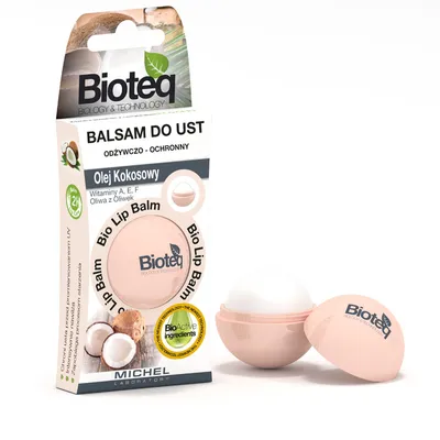 Bioteq Balsam do ust odżywczo – ochronny 'Olej kokosowy'