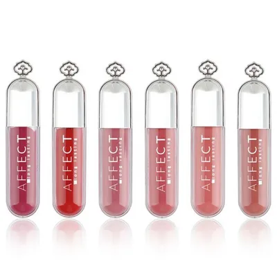 Affect 6 Mini Long-lasting Liquid Lipstick (6 matowych pomadek w mini wersji)