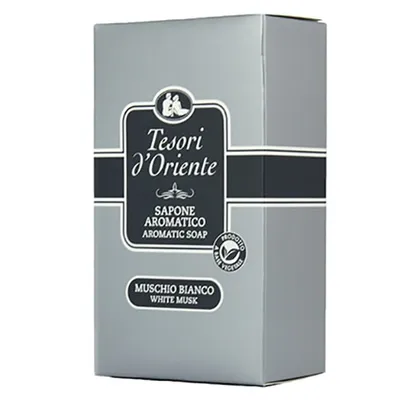 Tesori d'Oriente Muschio Bianco Sapone Aromatico (Mydło w kostce  `Białe piżmo`)