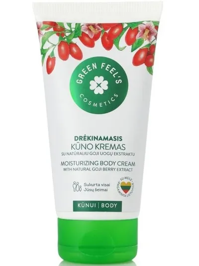 Green Feel's Cosmetics Nawilżający krem do ciała `Jagody goi`