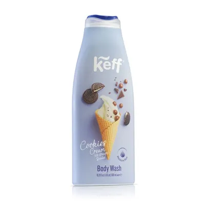 Keff Cookies Cream, Body Wash (Lodowe Ciasteczka, Żel pod prysznic)