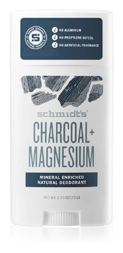 Schmidt's Charcoal + Magnesium Natural Deodorant (Dezodorant w sztyfcie do wszystkich rodzajów skóry `Węgiel + magnez`)