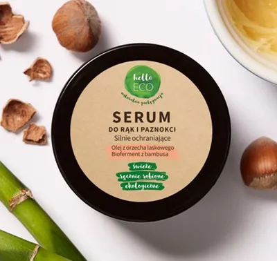 Hello Eco Serum do rąk i paznokci silnie ochraniające z biofermentem z bambusa