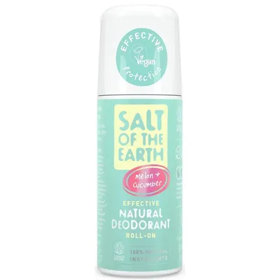 Salt Of The Earth Deodorant Roller Meloen & Komkommer (Wegański naturalny dezodorant w kulce z melonem i ogórkiem)