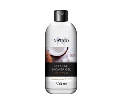 Natigo by nature Coconut, Relaxing Shower Gel (Kokos, Relaksujący żel pod prysznic)