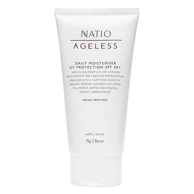 Natio Ageless Daily Moisturiser UV Protection SPF 30+ (Nawilżający krem ​​na dzień z filtrem UV)