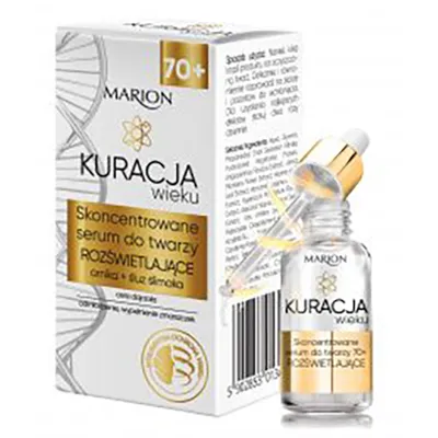 Marion Kuracja Wieku, Skoncentrowane serum do twarzy rozświetlające 70+