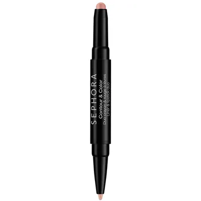 Sephora Contour & Color, Duo Crayon et Rouge à Lèvres (Konturówka i pomadka 2 w 1/ Dwustronna kredka do ust)