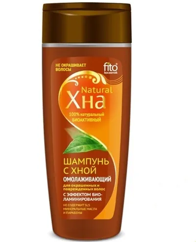 Fitokosmetik Bioaktywny szampon z henną `Odmłodzenie dla włosów farbowanych`