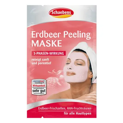 Schaebens Erdbeer Peeling Gesichtsmaske (Maseczka peeling truskawkowy)
