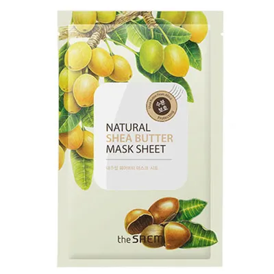 The Saem Natural Shea Butter, Mask Sheet (Maseczka w płachcie z masłem shea)
