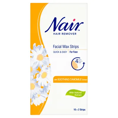 Nair Wax strips (Paski od depilacji twarzy)