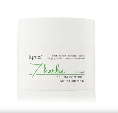 Lynia 7 Herbs, Krem regulujący wytwarzanie sebum