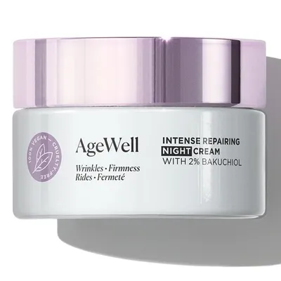 Arbonne AgeWell, Intense Repairing Night Cream with 2% Bakuchiol (Intensywnie regenerujący krem na noc z 2% bakuchiolu)