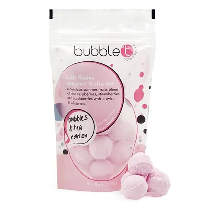 Bubble T Cosmetics Summer Fruits, Bath Bomb Fizzers (Musujące kulki do kąpieli)
