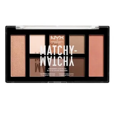 NYX Professional Makeup Matchy-Matchy Monochromatic Color Palette Taupe (Paleta do makijażu twarzy)
