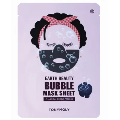 Tony Moly Earth Beauty, Bubble Sheet (Piankowa maseczka z tkaniny)