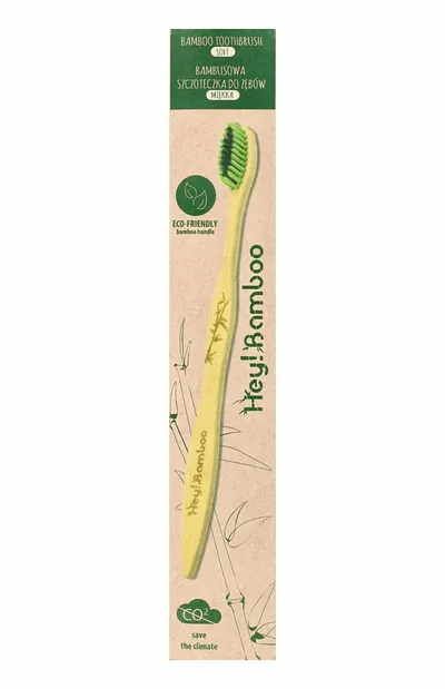 Hey! Bamboo Bamboo Toothbrush Soft (Bambusowa szczoteczka do zębów miękka)