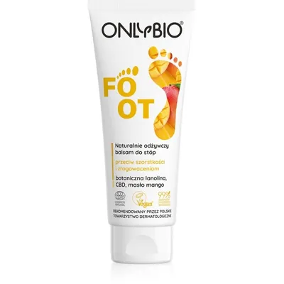OnlyBio Foot, Naturalnie odżywczy balsam do stóp przeciw szorstkości i zrogowaceniom