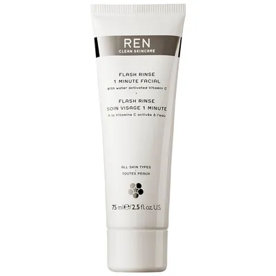 REN Flash Rinse, 1 Minute Facial (Błyskawiczna terapia z witaminą C)