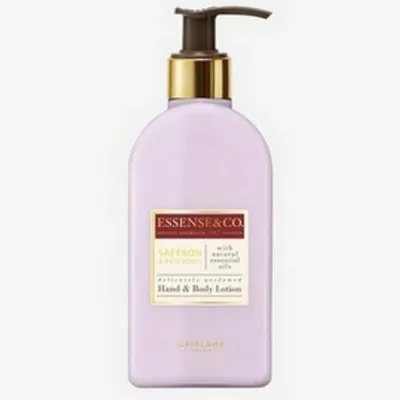 Oriflame Essence & Co., Saffron & Patchouli, Hand & Body Lotion (Balsam do ciała i rąk z szafranem i paczulą)
