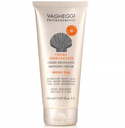 Vagheggi Crema Abbronzante  SPF50+ (Brązujący krem do opalania)
