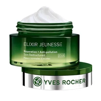 Yves Rocher Elixir Jeunesse, Reparation + Anti-pollution, Soin Restructurant (Krem restrukturyzujący na dzień)