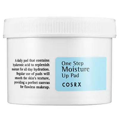 Cosrx One Step, Moisture Up Pad (Płatki złuszczająco-nawilżające do twarzy nasączone płynem)