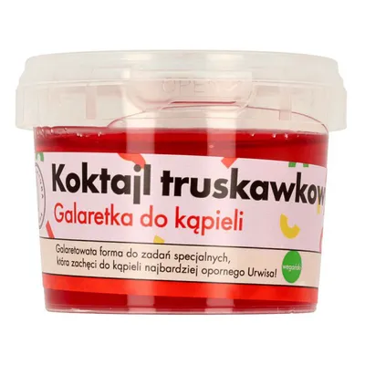 Manufaktura Piękna Galaretka do kąpieli `Koktajl truskawkowy`