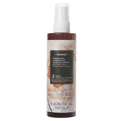 Korres Cashmere Rose Body Butter Spray (odżywcze masło do ciała w sprayu)