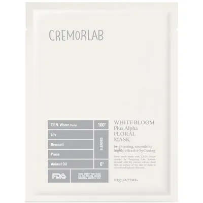 Cremorlab Triple Bright White Bloom Plus Alpha Floral Mask (Rozjaśniająca maska w płachcie)