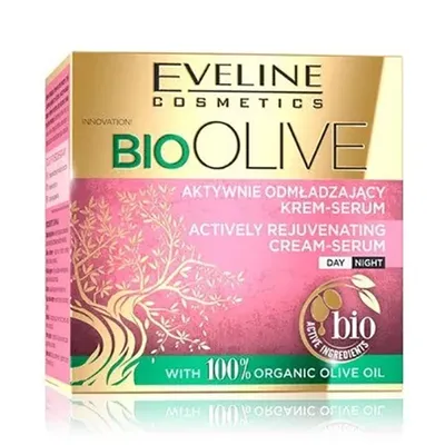 Eveline Cosmetics Bio Olive, Aktywnie odmładzający krem-serum