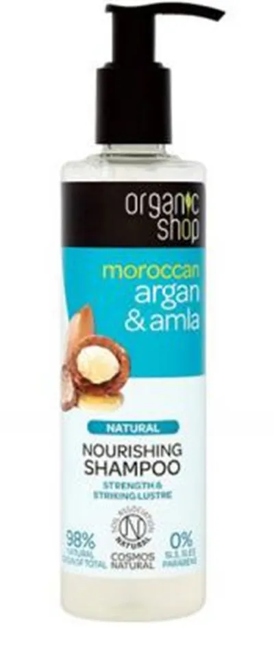 Organic Shop Moroccan Argan & Amla, Nourishing Shampoo (Odżywczy szampon do włosów)