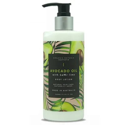 Organik Botanik Avocado Oil with Kaffir Lime Body Lotion (Balsam do ciała z olejem awokado i liśćmi kaffiru)