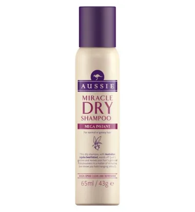 Aussie Mega Instant, Miracle Dry Shampoo (Suchy szampon do włosów normalnych i przetłuszczających się)