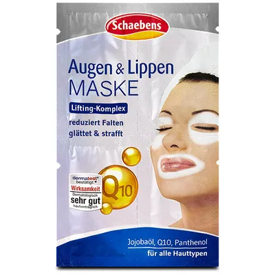 Schaebens Augen & Lippen Maske (Maseczka pielęgnacyjna okolic oczu i ust)