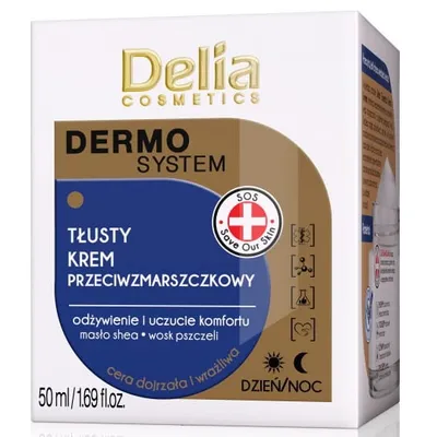Delia Dermo System, Tłusty krem przeciwzmarszczkowy