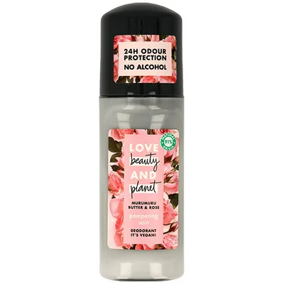 Love Beauty and Planet Murumuru Butter &Rose Pampering Soin Deodorant 24h (Dezodorant w kulce `Masło murumuru i róża`)