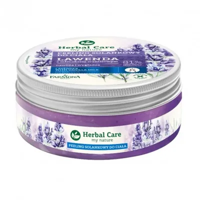 Herbal Care Solankowy peeling do ciała `Lawenda z mleczkiem waniliowym`