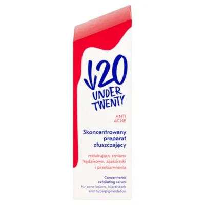 Under Twenty Skoncentrowany preparat złuszczający