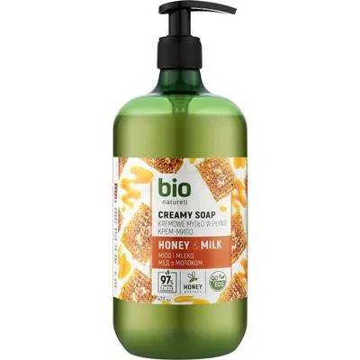 Bio Naturell Honey & Milk, Creamy Soap (Miód i mleko, Kremowe mydło w płynie)
