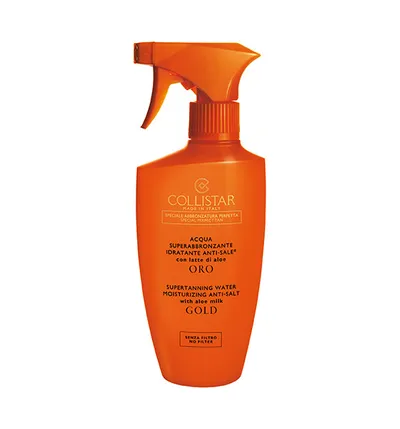 Collistar Gold Supertanning Water (Opalizująca nawilżająca woda ze złotem)
