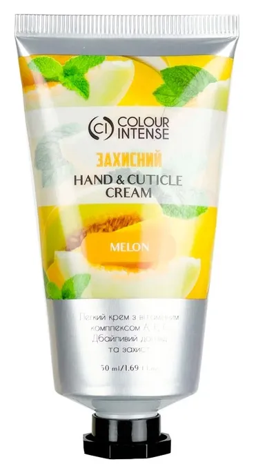 Colour Intense Hand & Cuticle Melon Cream (Ochronny krem do rąk  i skórek `Melon`)