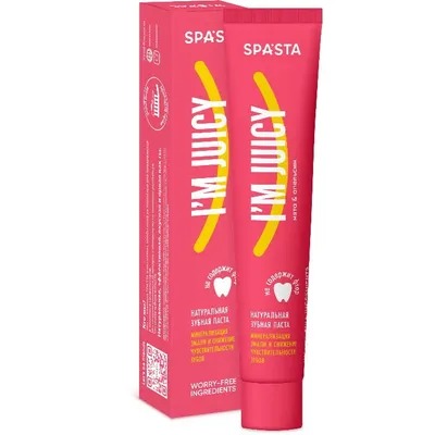 Spasta Naturalna pasta do zębów `I'm juicy`